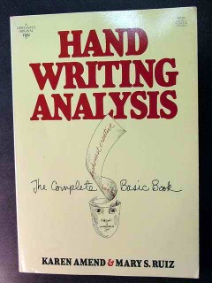 hand writing analysis karen amend mary ruiz interpret handwriting book