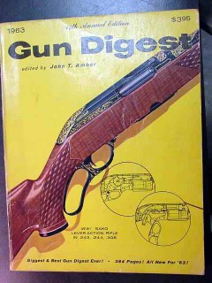 gun digest 1963 rifle pistol revolver book
