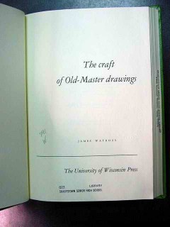 craft of old master drawings james watrous art book craft of old master drawings james watrous art book