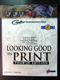 looking good in print roger parker typography desktop publish book looking good in print roger parker typography desktop publish book