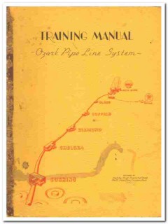 Ozark Pipe Line System Training Manual Shell Oil safety vintage book Ozark Pipe Line System Training Manual Shell Oil safety vintage book