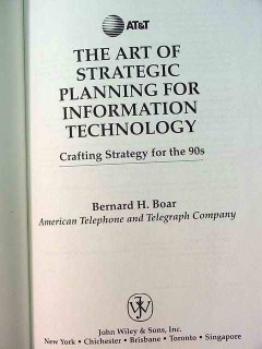 strategic planning of information technology bernard boar book