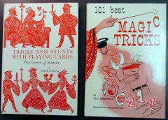 tricks stunts w playing cards 101 magic tricks 2 vintage books tricks stunts w playing cards 101 magic tricks 2 vintage books