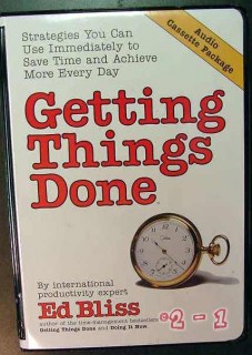 getting things done productivity time ed bliss audio tapes