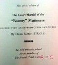 court martial of the bounty mutineers special edition rutter book