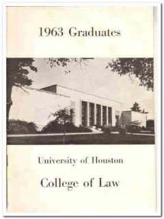 university of houston tx college of law 1963 graduates yearbook university of houston tx college of law 1963 graduates yearbook