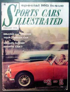 sports cars illustrated february 1956 special mg issue magazine sports cars illustrated february 1956 special mg issue magazine