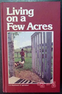 living on a few acres yearbook of agriculture 1978 book
