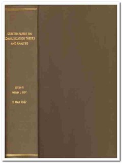 selected papers communication theory analysis bound engineer book
