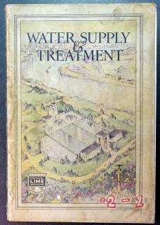 water supply treatment national lime charles hoover vintage book