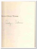 stars over texas by carolyn adams signed tx history book stars over texas by carolyn adams signed tx history book