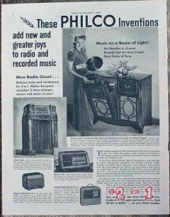 philco 1940 beam of light inventions add new joys radio vintage ad philco 1940 beam of light inventions add new joys radio vintage ad