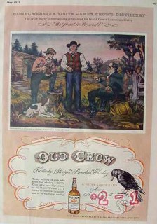 national distillers products corp 1949 daniel webster visit vintage ad