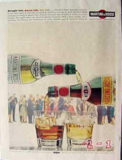 martini and rossi 1960 straight sweet dry talk vermouth vintage ad