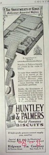 ridgways tea company 1924 huntley palmer biscuits vintage ad