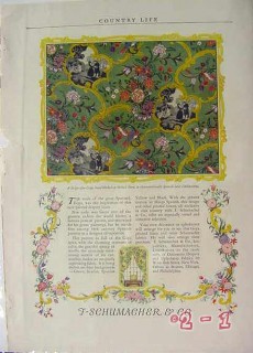 f schumacher company 1929 design after goya linen vintage ad f schumacher company 1929 design after goya linen vintage ad