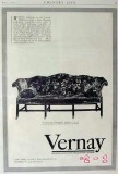 vernay company 1924 english furniture chippendale settee vintage ad