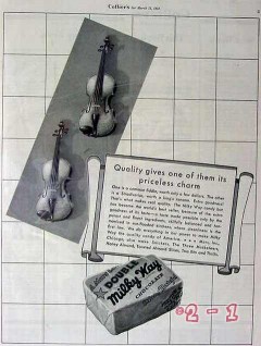 mars inc 1934 quality gives priceless charm milky way candy vintage ad mars inc 1934 quality gives priceless charm milky way candy vintage ad