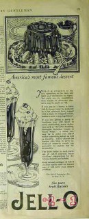 jell-o company 1926 americas most famous dessert food vintage ad