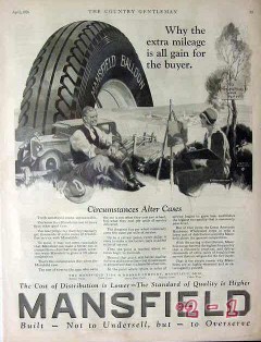 mansfield tire rubber co 1926 extra milage gain for buyer vintage ad mansfield tire rubber co 1926 extra milage gain for buyer vintage ad