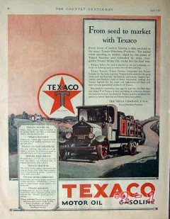 texas company 1926 from seed to market texaco motor oil gas vintage ad