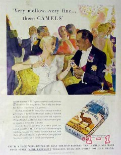 r j reynolds tobacco 1933 very mellow fine camel cigarette vintage ad r j reynolds tobacco 1933 very mellow fine camel cigarette vintage ad