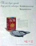 american cigarette cigar 1940 two advantages pall mall vintage ad american cigarette cigar 1940 two advantages pall mall vintage ad