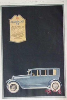 nordyke and marmon company 1917 marmon 34 car vintage ad