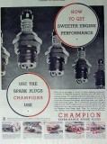 champion spark plugs 1934 bob mckenzie engine performance vintage ad champion spark plugs 1934 bob mckenzie engine performance vintage ad
