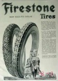 firestone tire rubber company 1917 most miles per dollar vintage ad