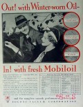 mobiloil 1934 socony vacuum car oil chart red horse vintage ad mobiloil 1934 socony vacuum car oil chart red horse vintage ad