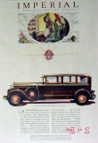 chrysler imperial 1929 sedan limousine automobile car vintage ad