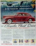 chrysler 1941 fluid drive vacamatic transmission car vintage ad