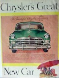 chrysler 1949 great silver anniversary model prestomatic vintage ad