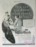 nunn-bush 1934 what shoes to buy ankle fashioned oxfords vintage ad
