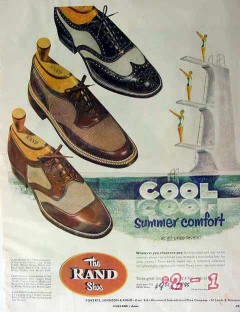 international shoe co 1953 roberts johnson rand cool summer vintage ad international shoe co 1953 roberts johnson rand cool summer vintage ad