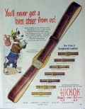 Hickok Mfg Company 1949 Vintage Ad Leather Belts Mens Never Bum Steer