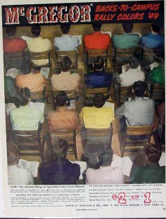 david d doniger company 1949 mcgregor campus colors shirt vintage ad david d doniger company 1949 mcgregor campus colors shirt vintage ad