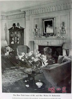 ny home mr and mrs walter rothschild 1930 vintage article