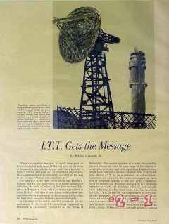 itt gets message 1961 walter guzzardi communications vintage article itt gets message 1961 walter guzzardi communications vintage article