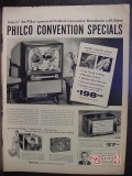 philco tv radio 1956 philco political convention specials vintage ad philco tv radio 1956 philco political convention specials vintage ad