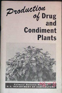 production of drug and condiment plants vintage farm book production of drug and condiment plants vintage farm book