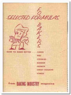 selected formulas for bakers baking industry magazine vintage book