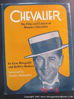 chevalier films career of maurice by gene ringgold dewitt bodeen book