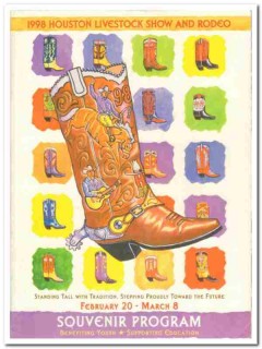 houston livestock show rodeo souvenir program 1998 book houston livestock show rodeo souvenir program 1998 book