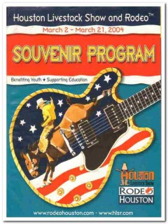 houston livestock show rodeo souvenir program 2004 book