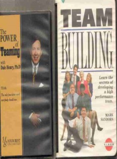 power of teaming dale henry team building mark sanborn vhs tape sets