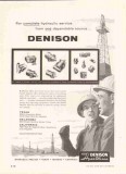 Denison Engineering Company 1959 Vintage Ad Oil Hydraulic Service Denison Engineering Company 1959 Vintage Ad Oil Hydraulic Service