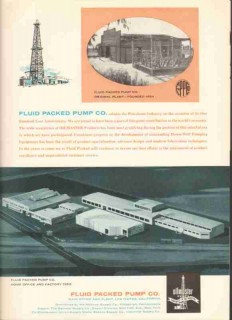 Fluid Packed Pump Company 1959 Vintage Ad Oilmaster Oil Gas Equipment Fluid Packed Pump Company 1959 Vintage Ad Oilmaster Oil Gas Equipment