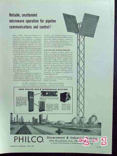 philco 1959 oil gas pipeline clr-9 reliable microwave radio vintage ad philco 1959 oil gas pipeline clr-9 reliable microwave radio vintage ad